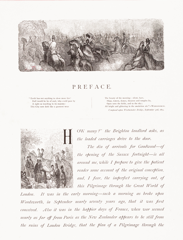 London Pilgrimage book design from 1872